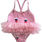 Pink Ice Cream / Ariel Tutu Swimsuit / UPF 50+