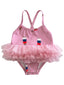 Pink Ice Cream / Ariel Tutu Swimsuit / UPF 50+