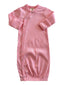 Pink / Organic Ribbed Gown