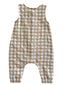 Tan Gingham / Organic Bay Jumpsuit