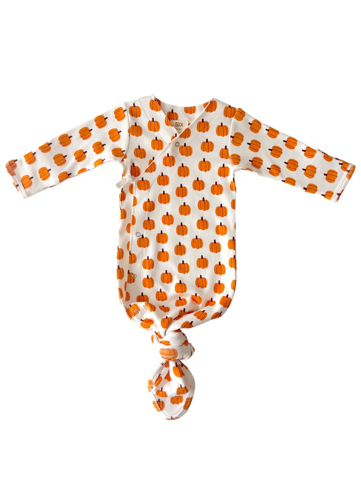 Pumpkin / Organic Kimono Knot Gown