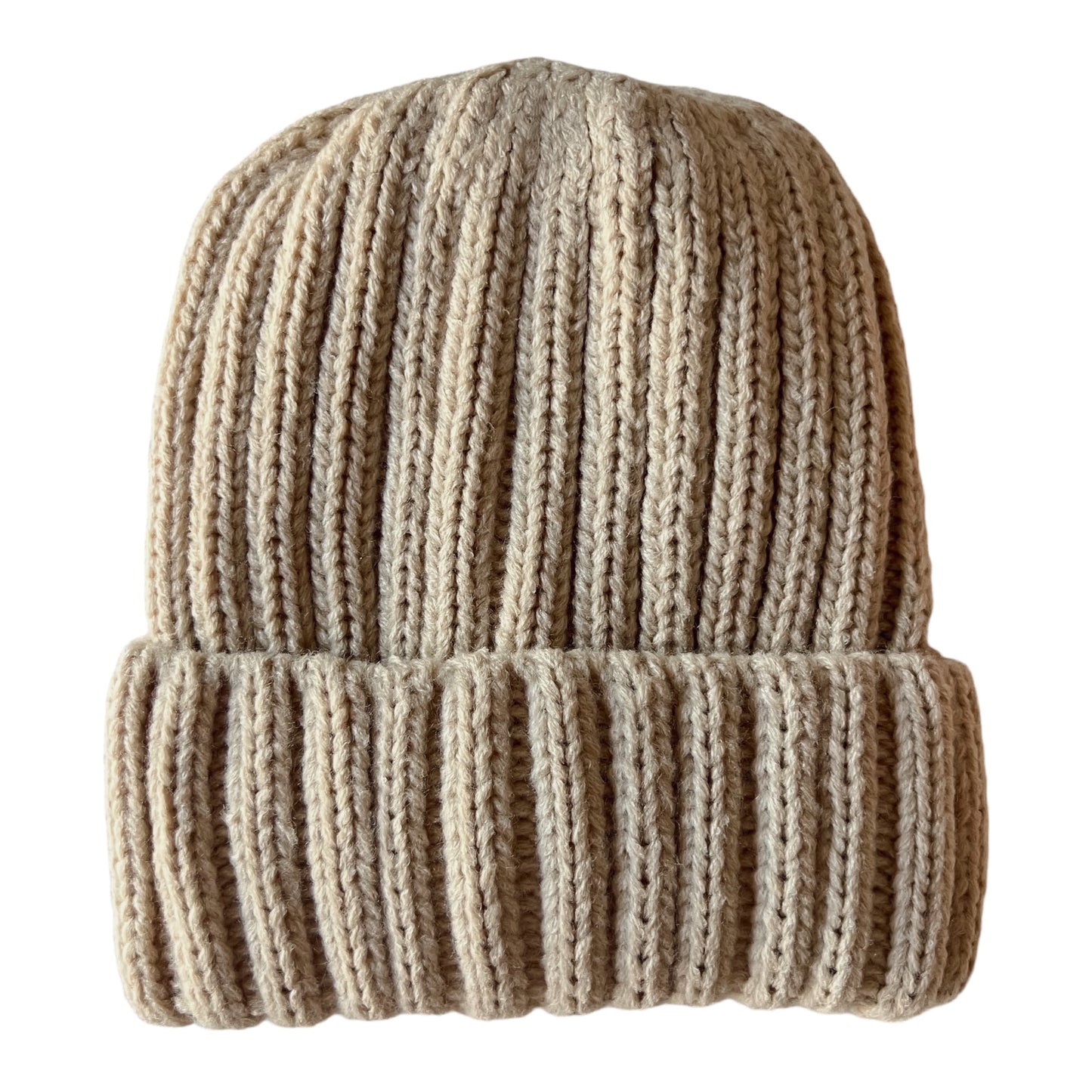 Chunky Knit Hat, Almond
