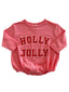 Holly Jolly / Organic Long Sleeve T-Shirt Bubble