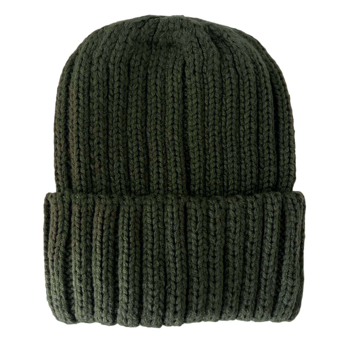 Chunky Knit Hat, Forest