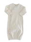 Ivory / Organic Ribbed Gown