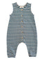 Steel Blue Stripe / Organic Ribbed Bay Jumpsuit