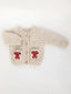 Candy Cane Cardigan Knit Sweater