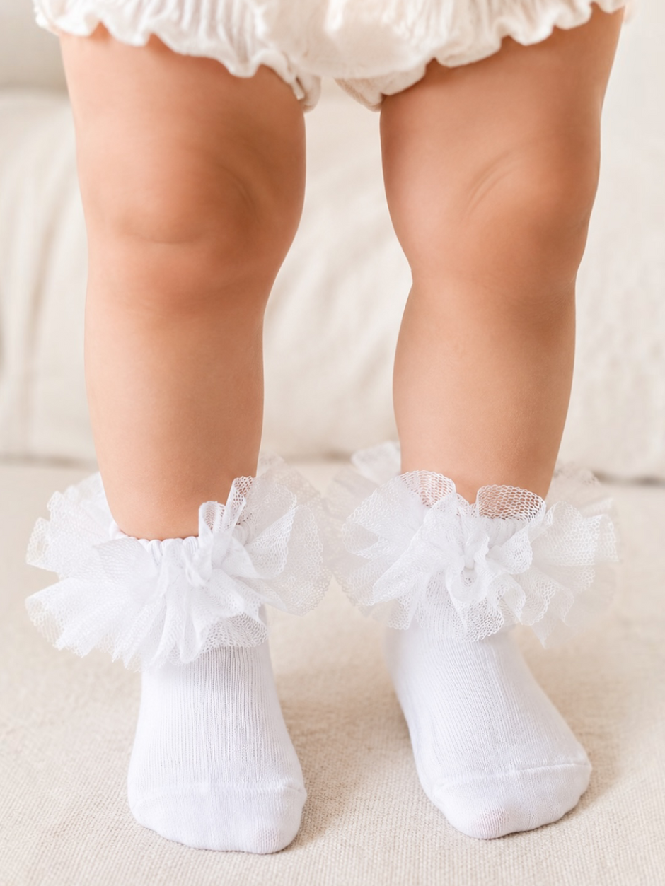 Tutu Socks, White