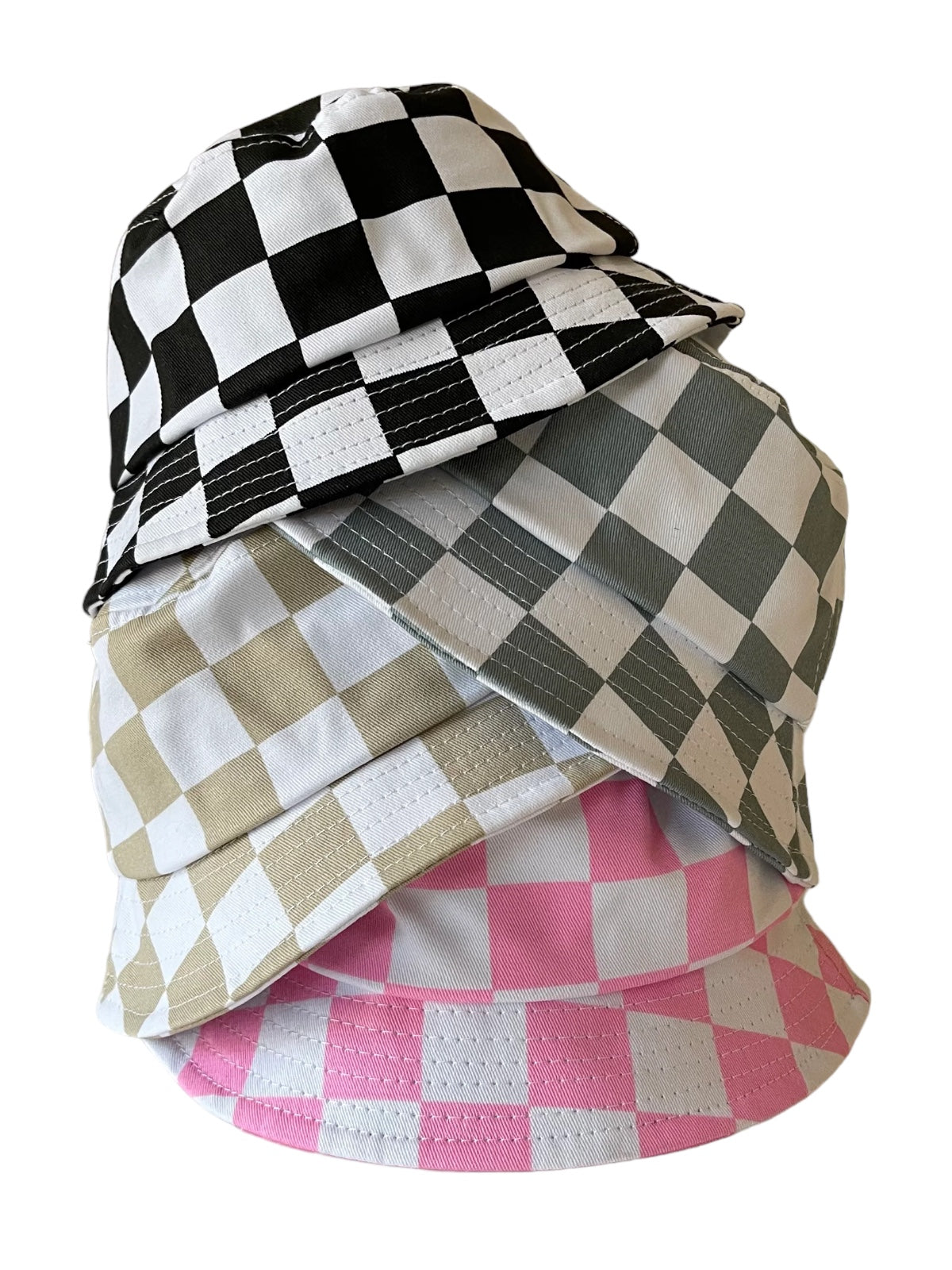 Kids Bucket Hat, Black Checkerboard – SpearmintLOVE