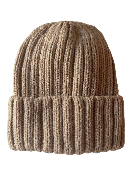 Chunky Knit Hat, Taupe