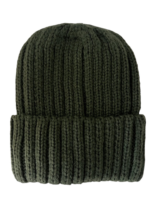 Chunky Knit Hat, Forest