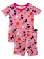 Short Sleeve 2-Piece Set, Broomstick Friends Pink