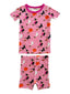 Short Sleeve 2-Piece Set, Broomstick Friends Pink