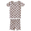 Summer Lounge Set, Tan Sun Checkerboard