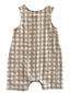 Tan Gingham / Organic Bay Shortie