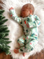 Reindeer / Organic 2-Way Zip Romper