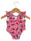 Watermelon / Monaco Swimsuit / UPF 50+