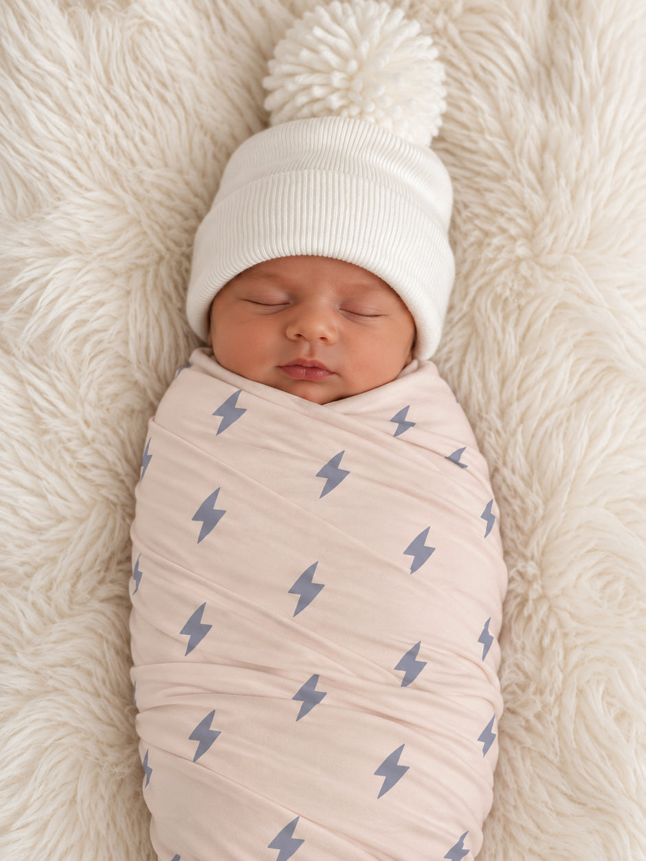 Stretch Swaddle, Lightning Bolt