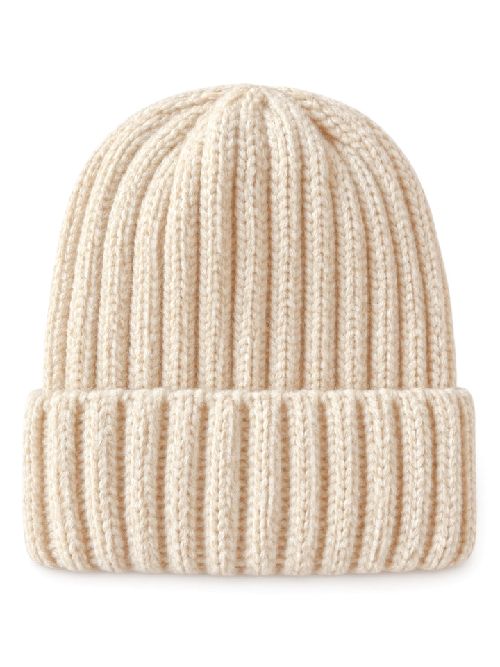 Chunky Knit Hat, Bone