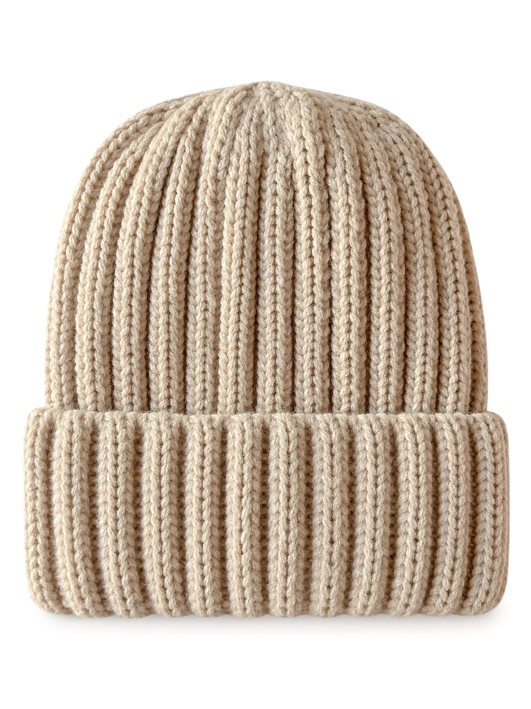Chunky Knit Hat, Almond