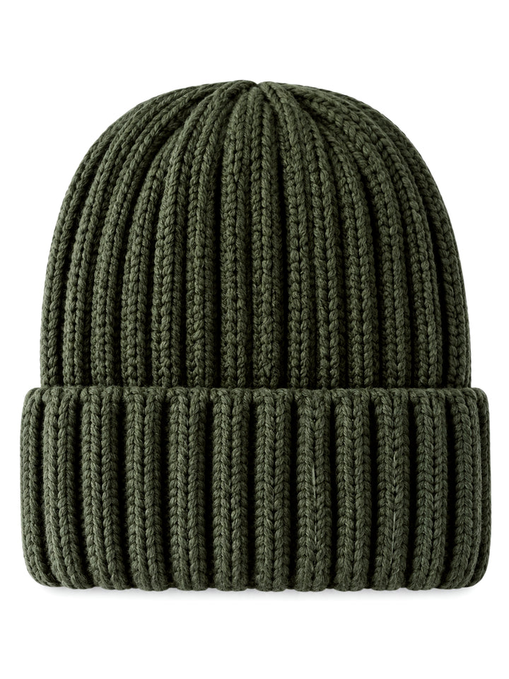 Chunky Knit Hat, Forest