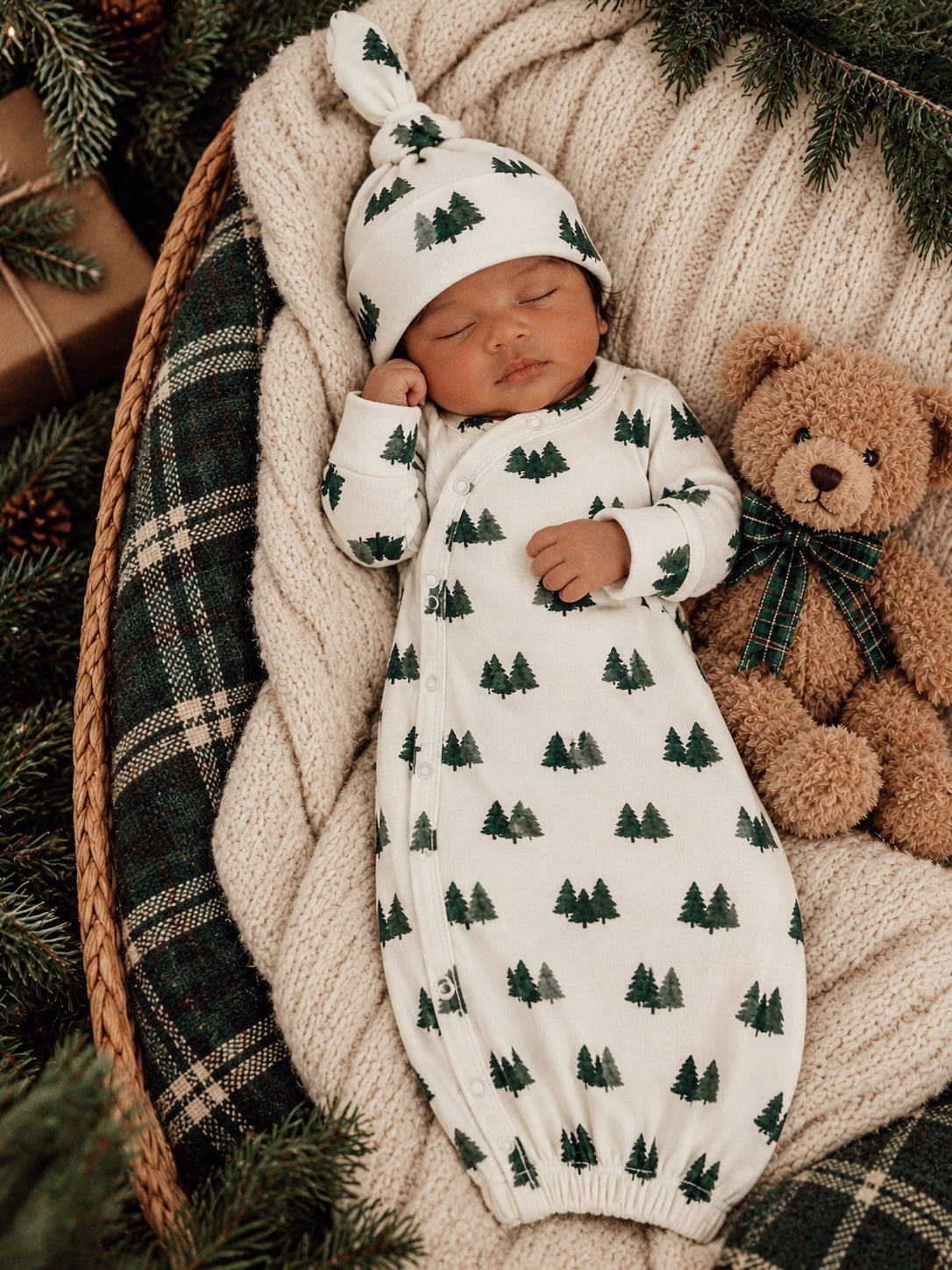 Evergreen Grove / Organic Cotton Gown