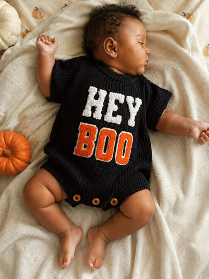 Sweater Romper, Hey Boo