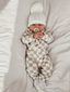 Tiramisu Checkerboard / Organic Wells Top + Pant Set