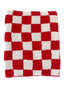 Phufy® Bliss Checkerboard Blanket, Red