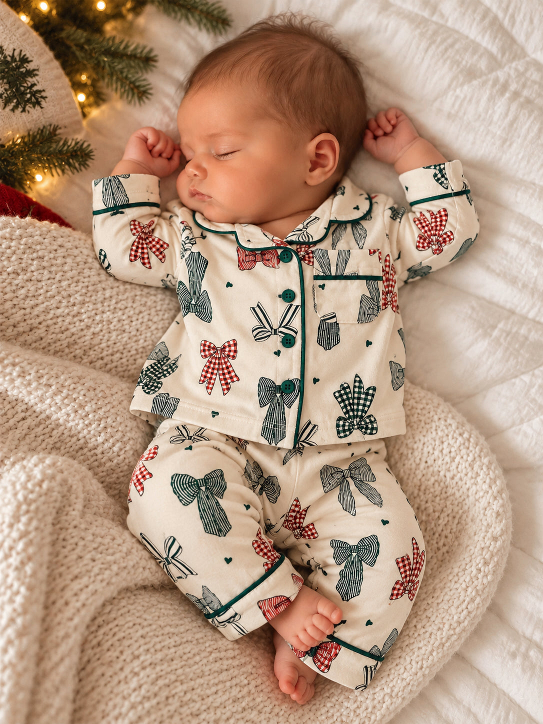 Lounge Set, Country Christmas Bows