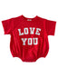 Love You / Organic Graphic T-Shirt Bubble