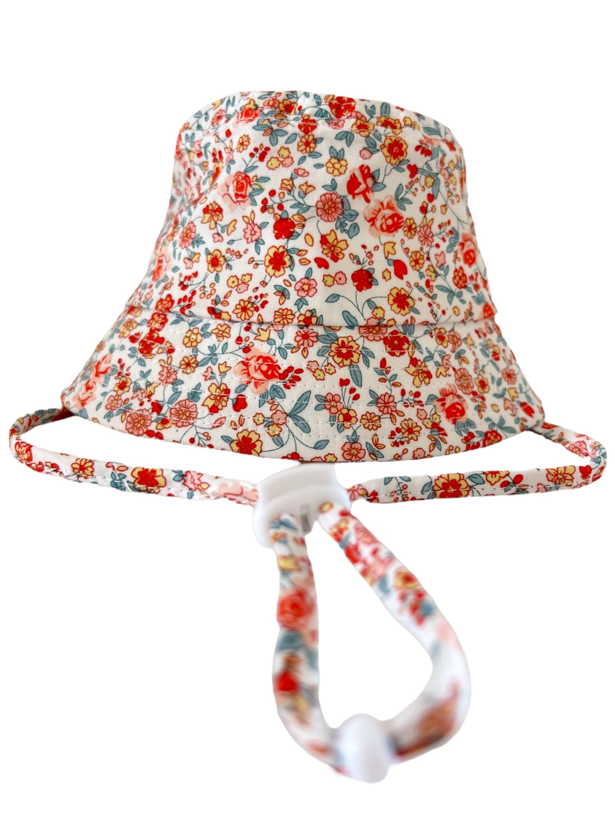 Flower bucket hat with string on sale