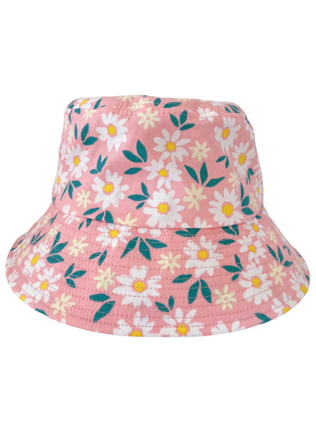 Adult Bucket Hat, Daisy Floral – SpearmintLOVE