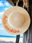 Wide Brim Woven Sunhat, Hello Sunshine