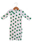 Organic Waffle Gown, Clover