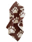 Phufy® Bliss Mini Blanket, Chocolate Bear Paw