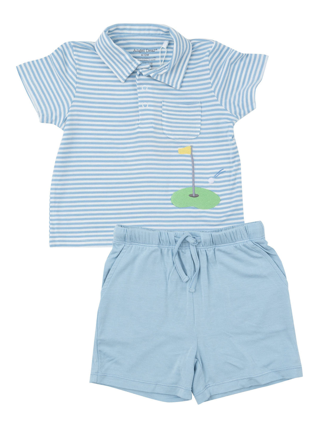 Golf Pups on Off-White PJ Set main image 0