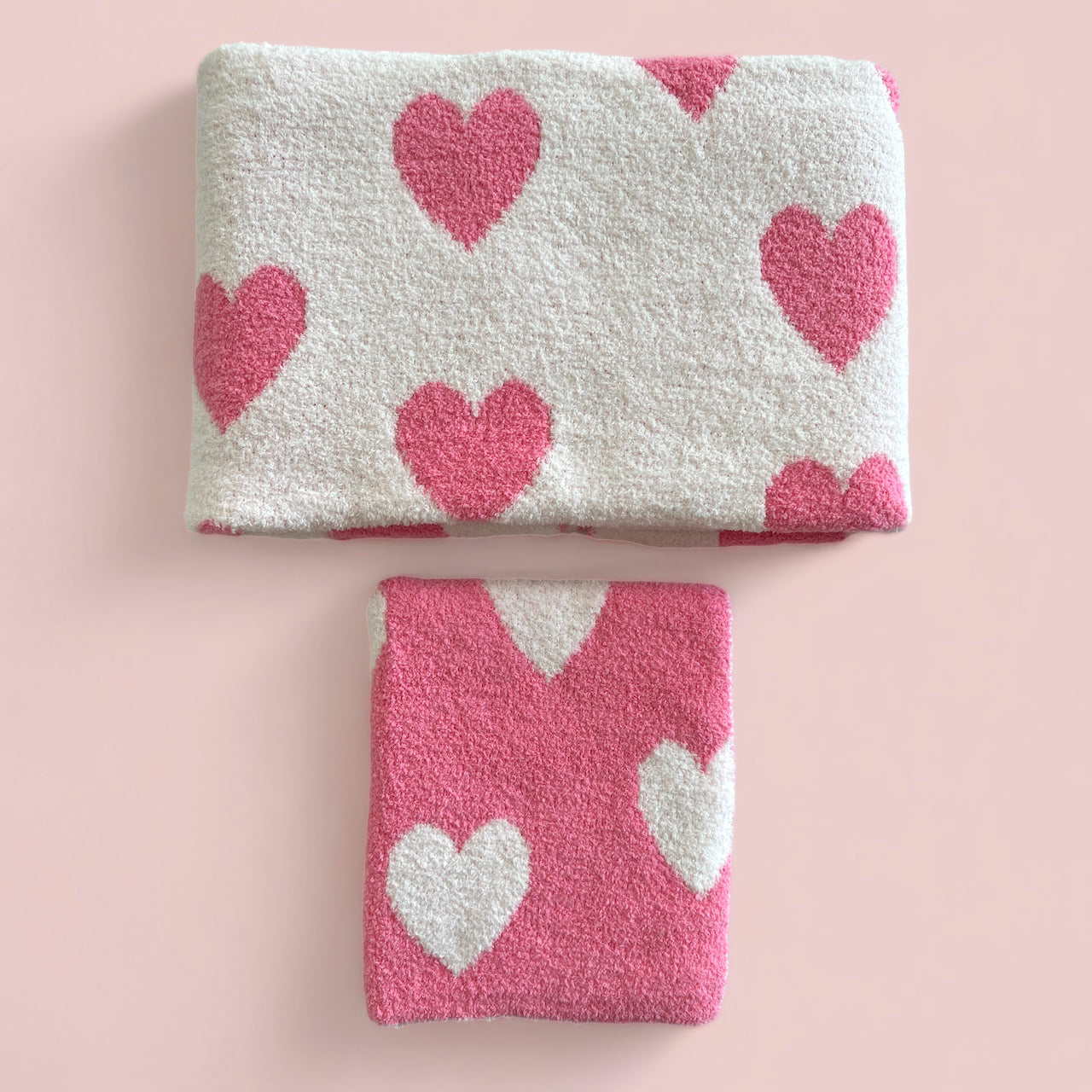 Phufy™ Bliss Mini Blanket, Pink Heart – SpearmintLOVE