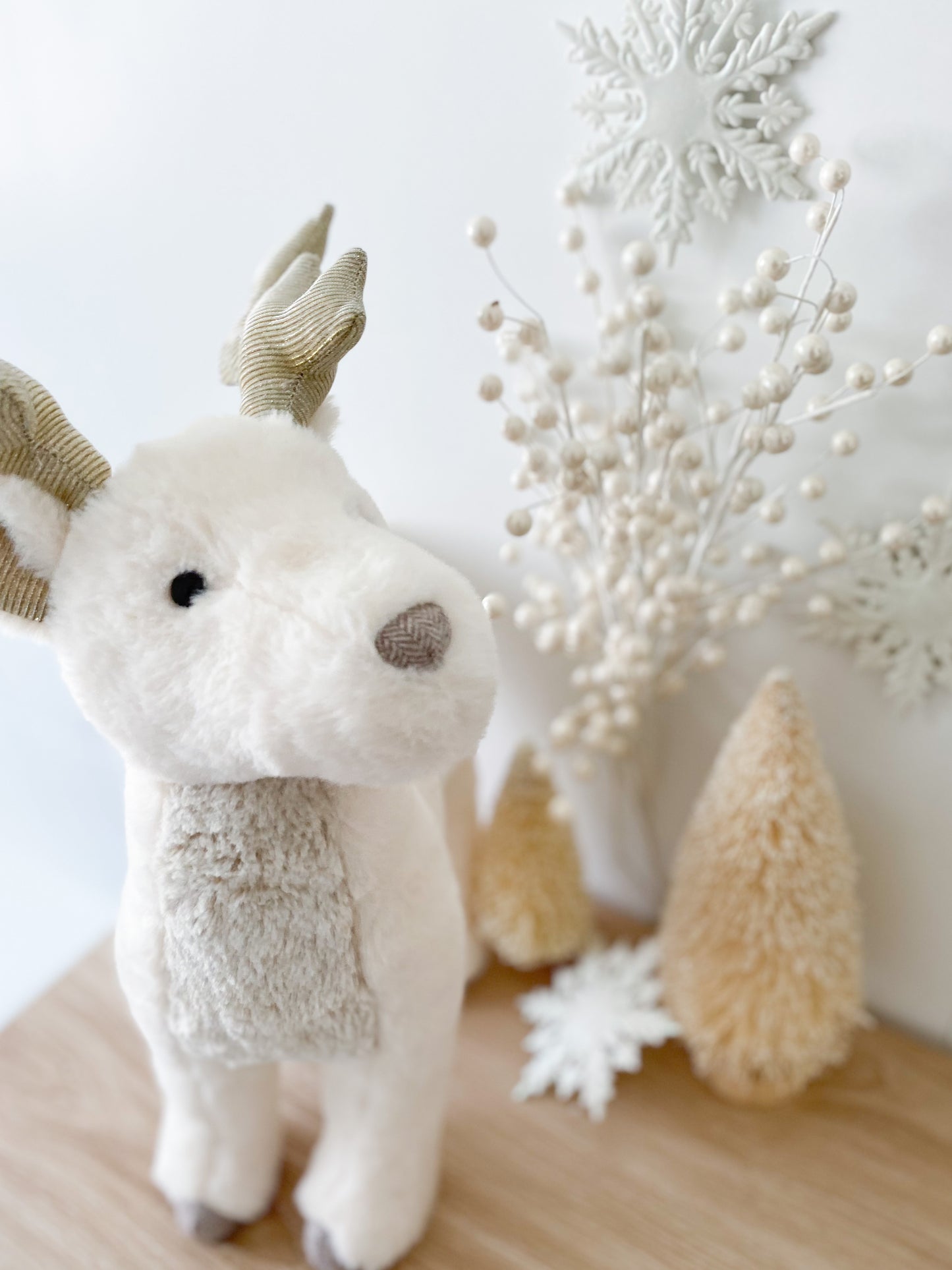 Snowflake Reindeer Plush Toy