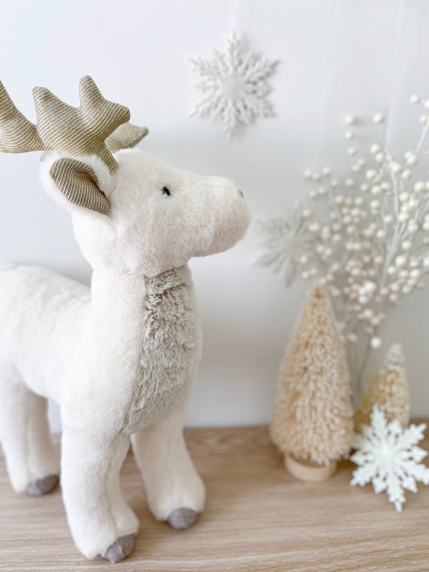 Snowflake Reindeer Plush Toy