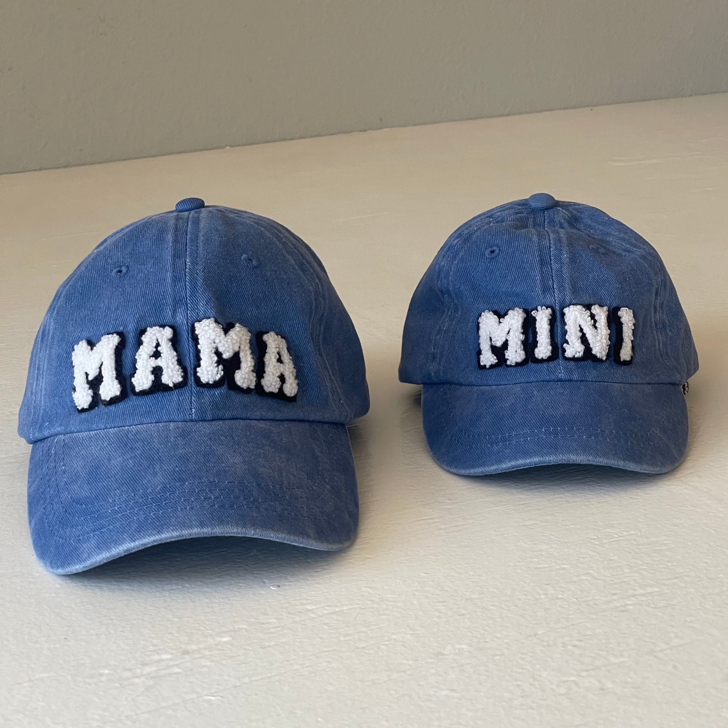 MAMA Adult Baseball Hat, Vintage Wash Ocean Blue