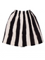 Long Skirt, Black Stripes