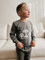 Organic Kids' Cozy Graphic Sweatshirt & Jogger Set, Mist Mushrooms