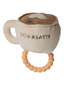 Teether Rattle, Hot Latte