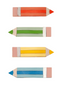 Colouring Pencil Clips