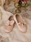 Bow Ballet Flats, Antique