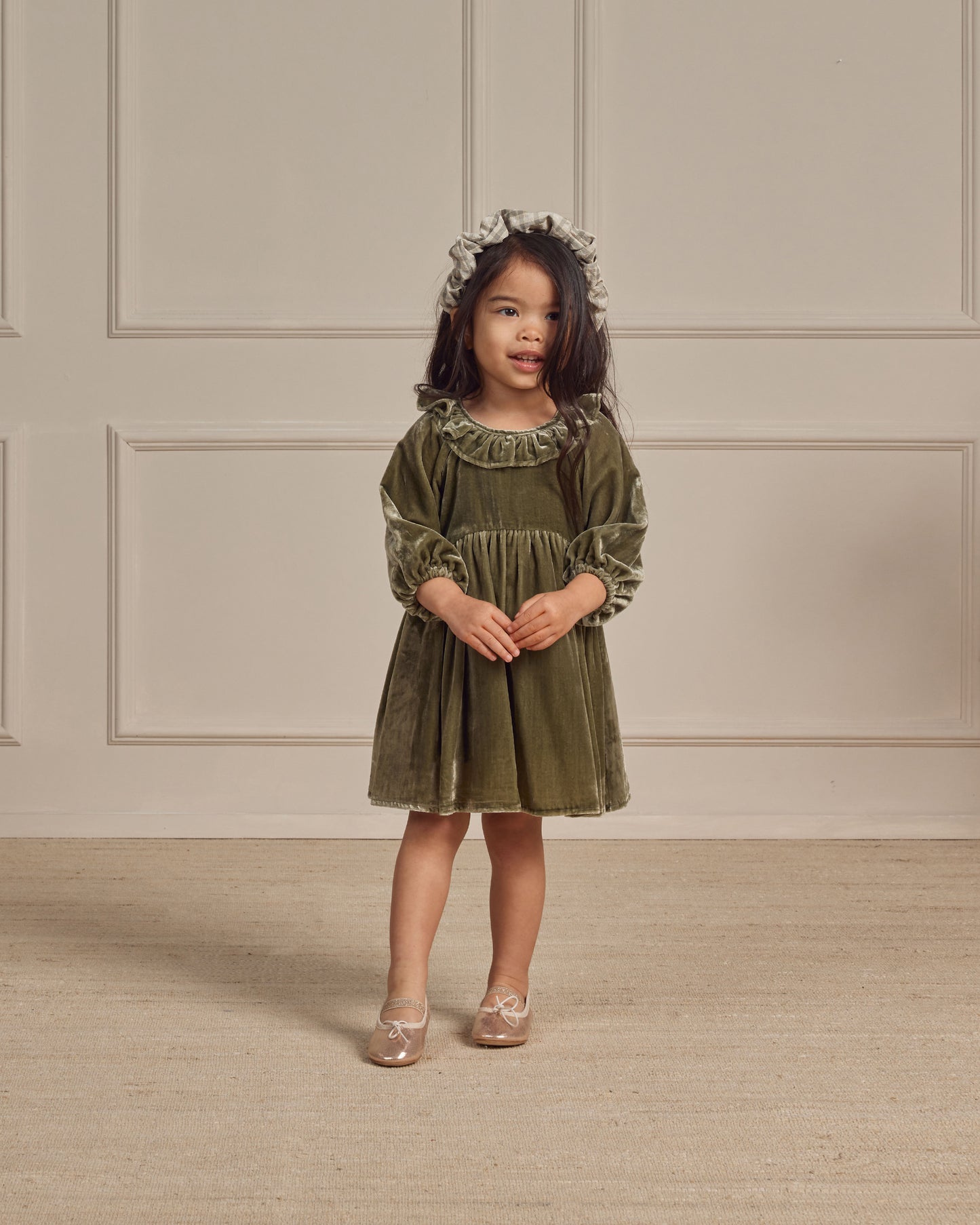 Adeline Dress, Pine