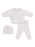 Chenille Kimono Take Me Home 3-Piece Set, Natural