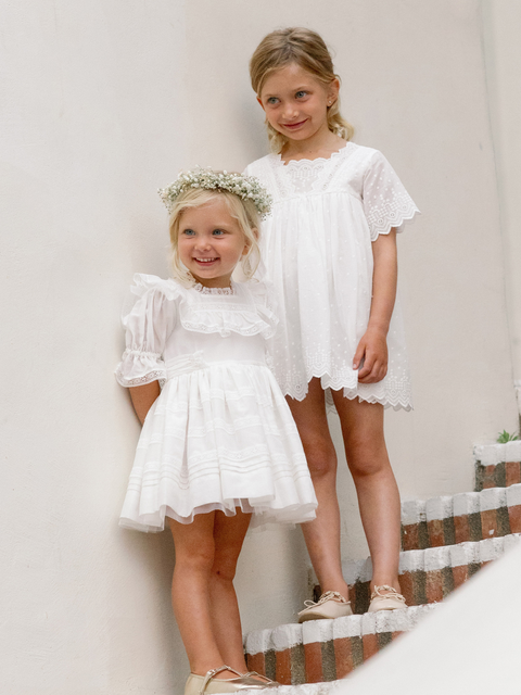Noralee Girls Eleanor Dress - White