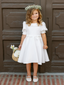 Evelyn Dress, White